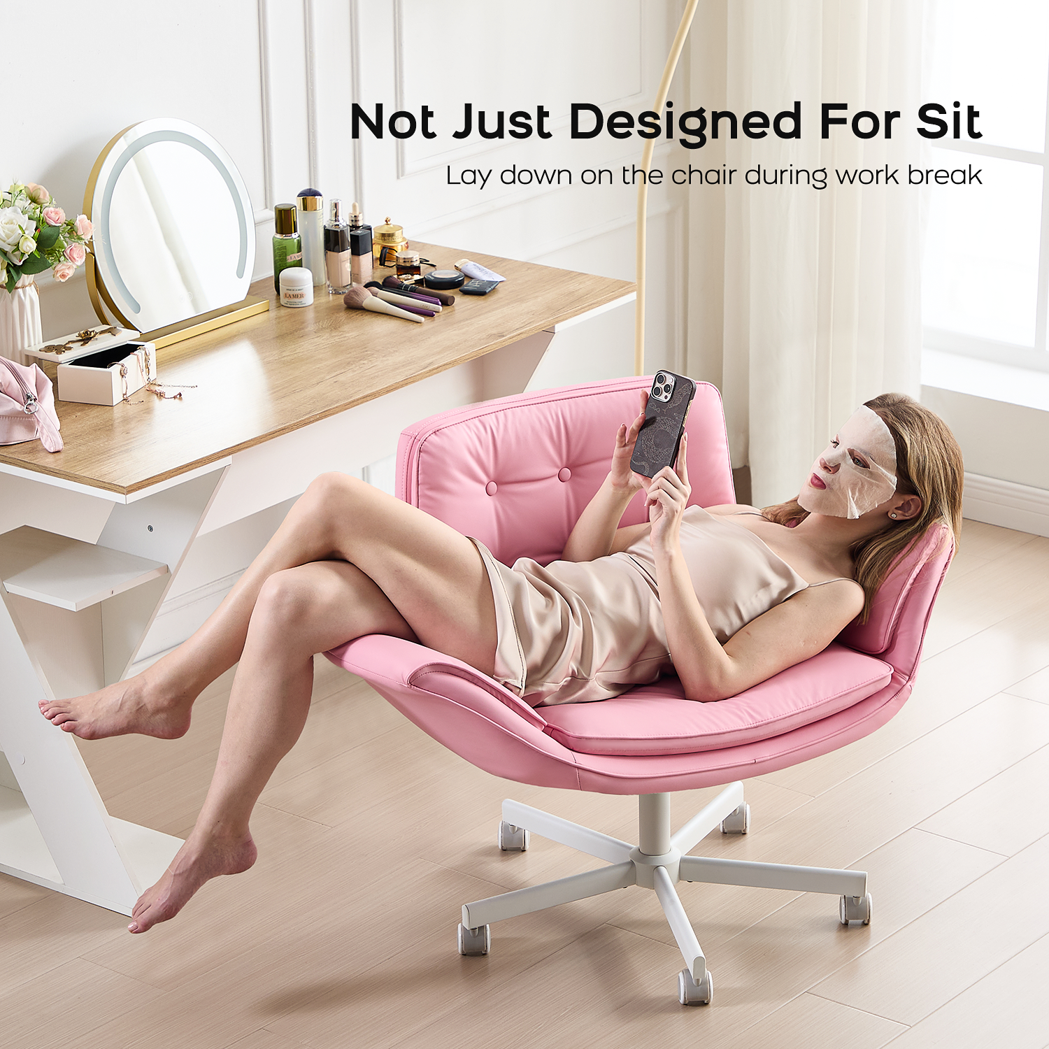 Criss Cross Chair - Pink